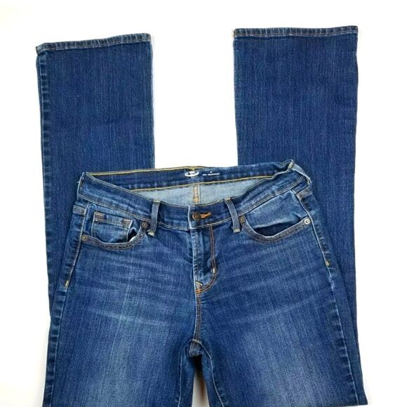 Old Navy Medium Wash Stretch Boot Cut Jeans Size 4 - Picture 1 of 8